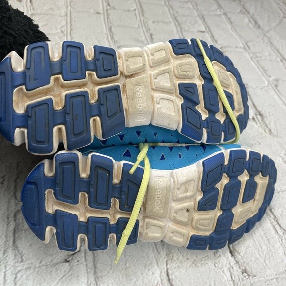 Reebok - Smoothflex Flyer Blue Lemon White Running Shoes - Women's 8.5 - V61472 - Picture 7 of 7